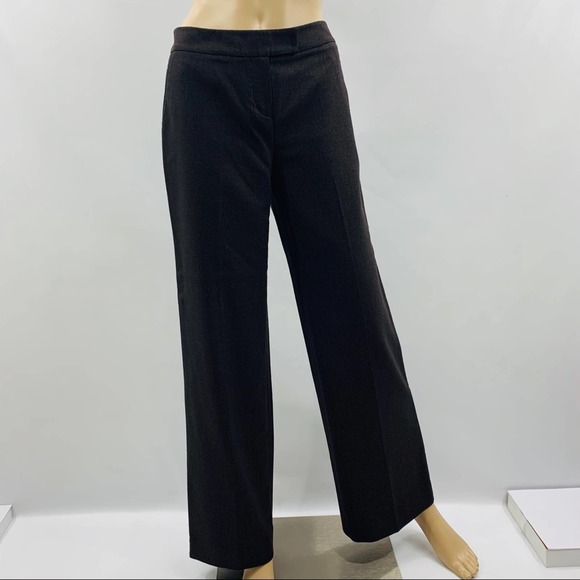 Classiques Entier Pants - Classique Entier Brown Wool Blend Dress Trouser